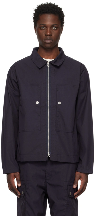 Nigel Cabourn Navy Usmc Jacket In Blue