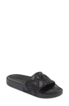 Kurt Geiger Meena Eagle Drench Slide Sandal In Black
