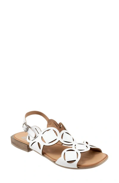 Bueno Avril Slingback Sandal In White