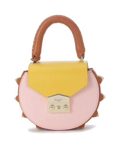 Salar Mimi Multicolor Leather Handbag