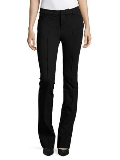 J Brand Lior Mid-rise Bootcut Pants In Black