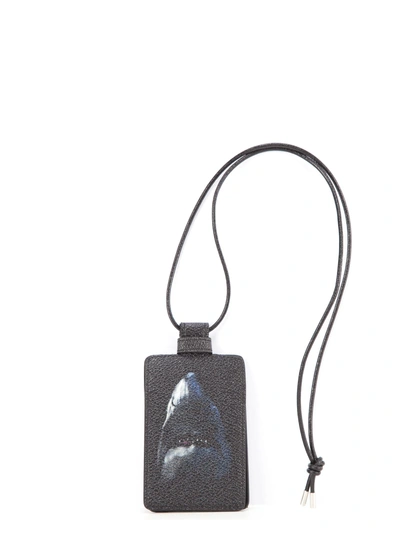 Givenchy Shark Card Holder In Black