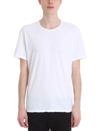 Attachment White Viscose T-shirt