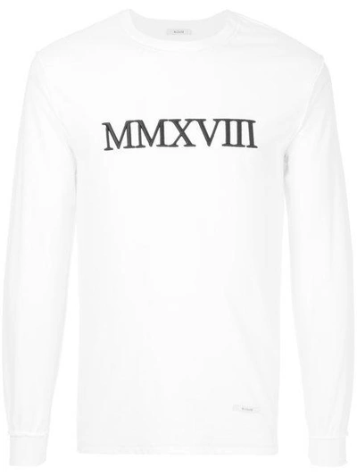 Blouse Mmxvii Sweatshirt In White