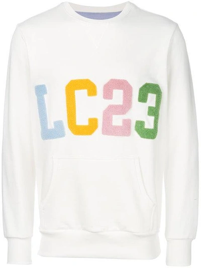 Lc23 Logo Patch Sweatshirt - White
