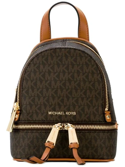 Michael Michael Kors Mini Backpack In Brown
