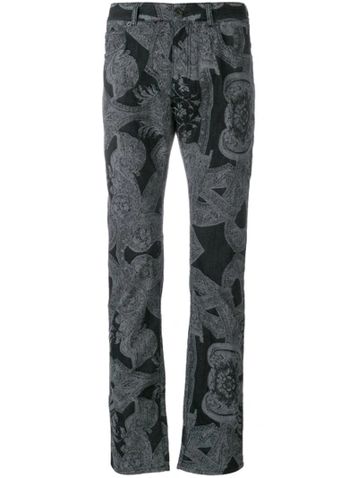 Versace Baroque Print Jeans