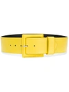 B-low The Belt Ana Leather Belt In Yellow