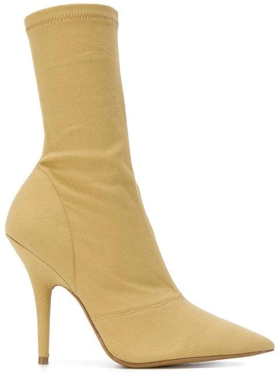 Yeezy Season 6 Ankle Boots In Yellow