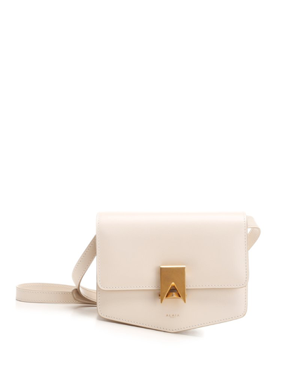 Alaïa Woman Cross-body Bag Ivory Size - Calfskin In White