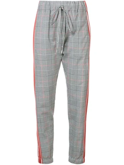 Monse Glen Plaid Track Pants In Red