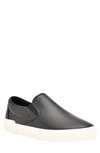 Calvin Klein Men's Ryor Casual Slip-on Sneakers Men's Shoes In Black,egret