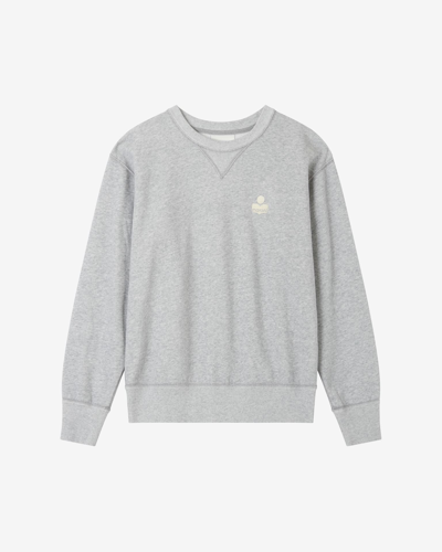 Isabel Marant Mike Logo Sweatshirt In Grey