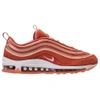 Nike Women's Air Max 97 Ultra Lux Casual Shoes, Brown/red