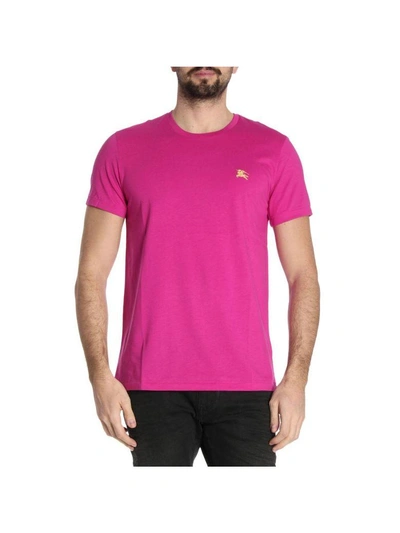 Burberry T-shirt T-shirt Men  In Fuchsia