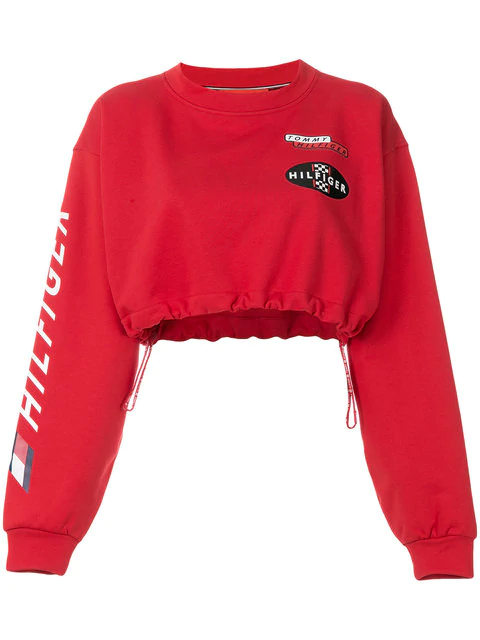 crop tommy hilfiger hoodie
