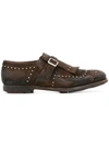 Church's Shanghai Studded Monk Shoes - Brown