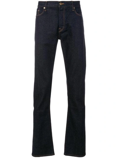 Burberry Straight Leg Jeans In Blue