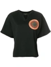 Mr & Mrs Italy Beaded Patch T-shirt In Black
