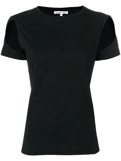 Helmut Lang Cut Out Sleeve T