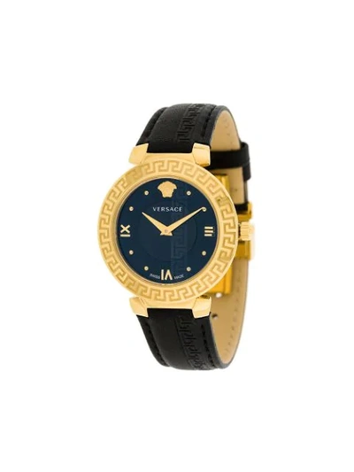 Versace Daphnis Watch In Black