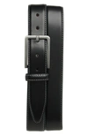 Duchamp Casual Buckle Belt In Black