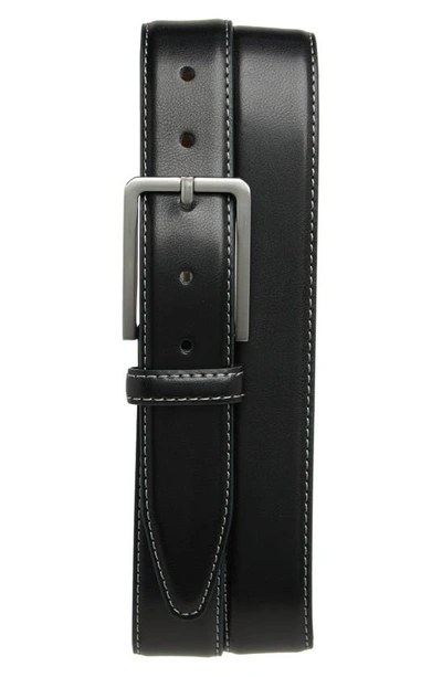 Duchamp Casual Buckle Belt In Black