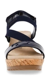 Anne Klein Regina Platform Wedge Sandal In Navy