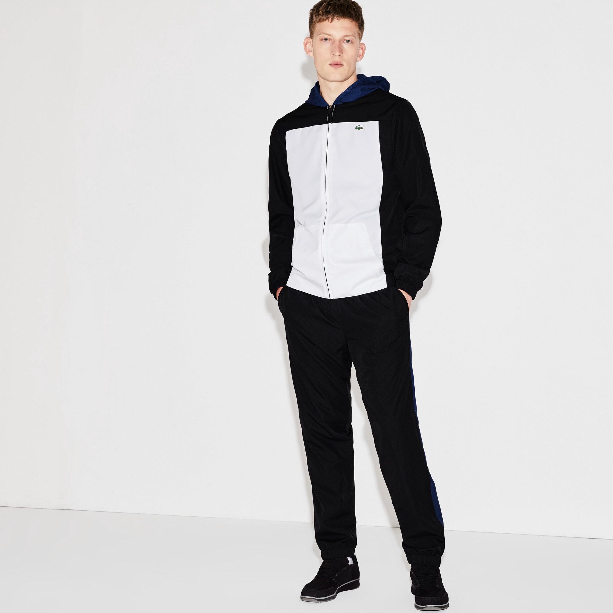 lacoste sport tennis colorblock tracksuit