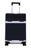 Barmes First Edition Two-tone Spinner Carry-on Luggage In Two Tone White Charcoal