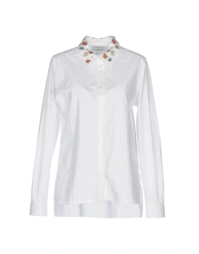 Essentiel Antwerp Solid Color Shirts & Blouses In White