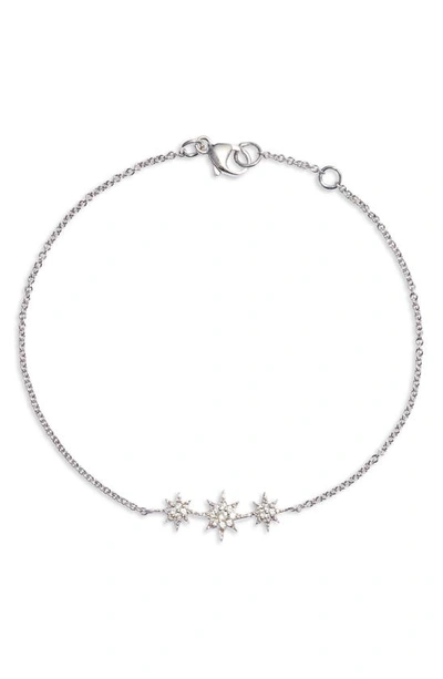 Anzie North Star Bracelet In Silver