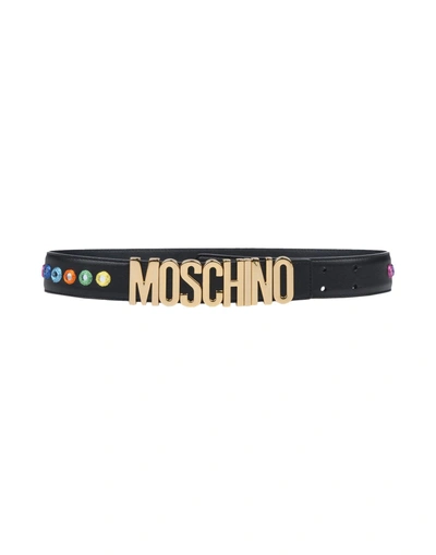 Moschino Belts In Black