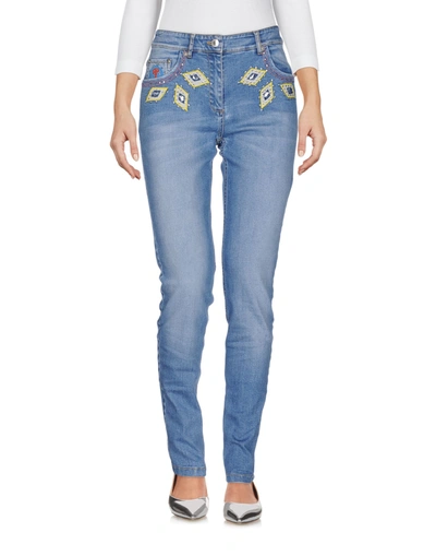 Moschino Denim Pants In Blue