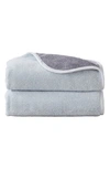 Woven & Weft Two-tone Towels In Grey / Charcoal