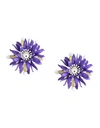 Moschino Earrings In Purple