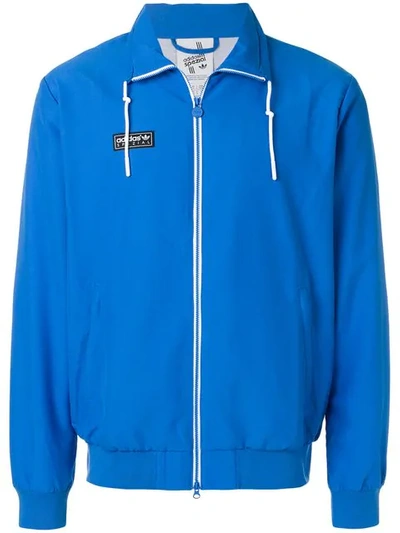 Adidas Originals Cardle Jersey Track Jacket In Blue