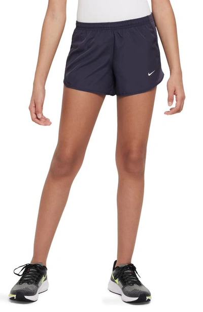 Nike Kids' Dry Tempo Running Shorts In Gridiron/ White