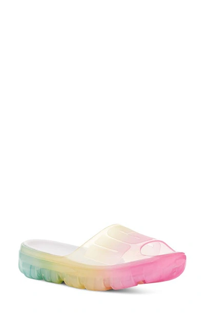 Ugg Jella Watercolors Clear Slide In Rainbow Blend ModeSens