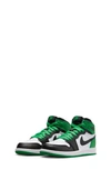 Jordan Kids' Air  1 Retro High Top Sneaker In Black/ Lucky Green/ White