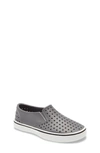 Native Shoes Kids' Miles Slip-on Sneaker In Dblgry/shlwht