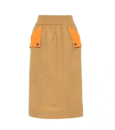 Marc Jacobs Cotton-blend Skirt In Beige