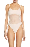 Robin Piccone Pua Mio One-piece Swimsuit In Ecru