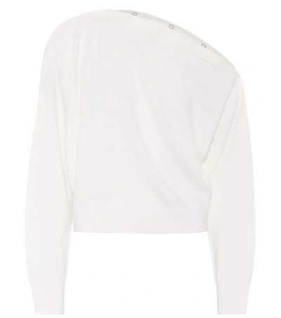Alexander Wang T Merino Wool Sweater In White