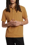 John Varvatos Victor Slub Polo In Copper