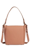 Allsaints Kita Leather Shoulder/crossbody Bag In Terracotta Pink