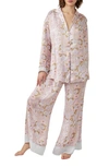 Free People Dreamy Days Mixed Print Pajamas In Lilac Combo