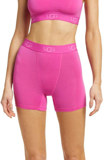 Ugg Alexiah Pajama Boy Shorts In Solferino Pink