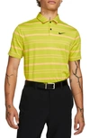 Nike Tour Stripe Golf Polo In Green