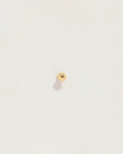 Piercing 2mm Tiny Molten Stud In Gold